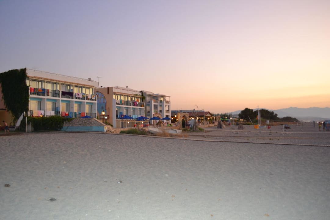 Hotel vom Strand aus Golden Beach Rethymnon