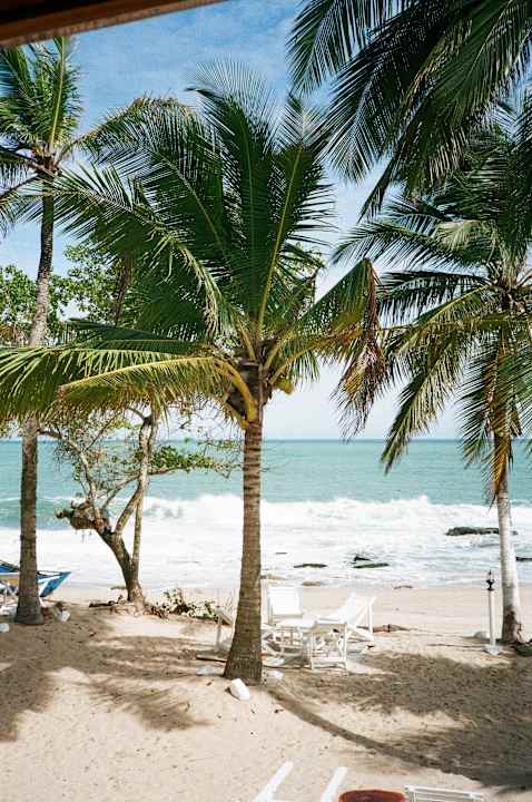 Blick vom Balkon im ersten Stock Ibis Guesthouse