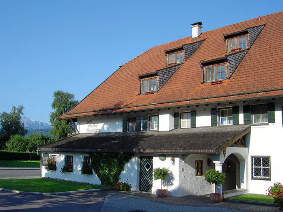 Eingang Restaurant Hotel Moosleitner