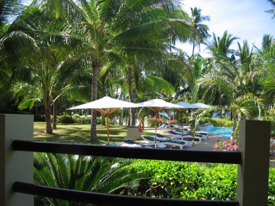 Ausblick von der Terrasse der Villa 1 Henann Resort