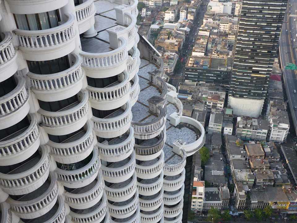 Ausblick aus Zimmer 5128 Hotel Lebua At State Tower