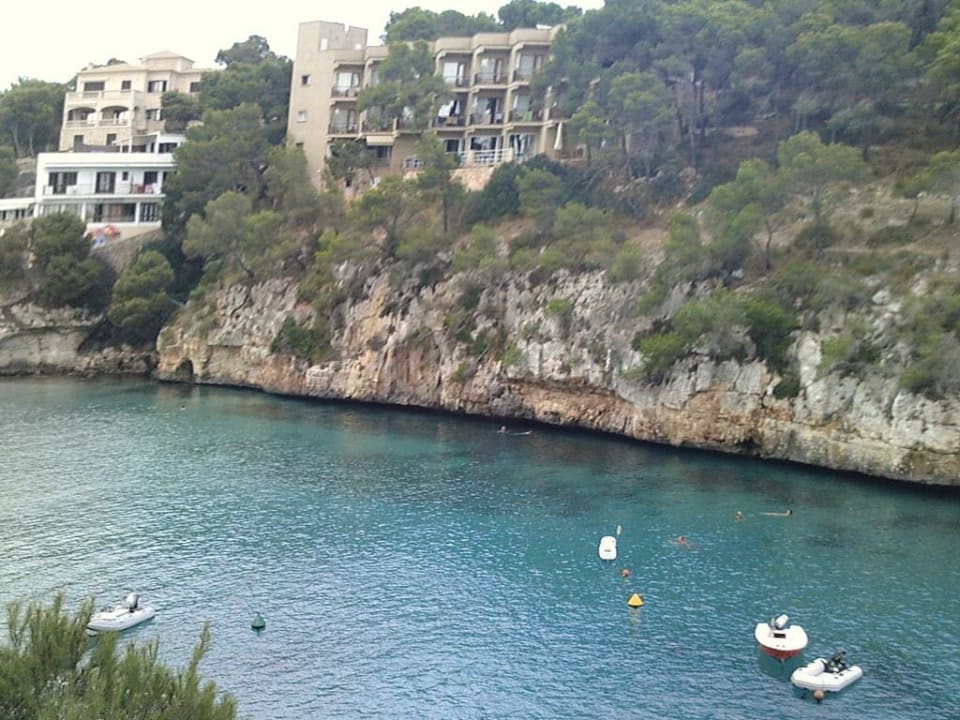 Steilküste am Strand von Cala Santanyi Hotel Pinos Playa