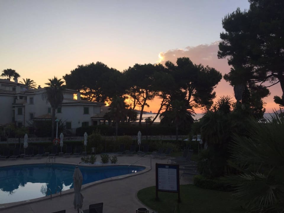 Pool abends allsun App.-Hotel Orquidea Playa