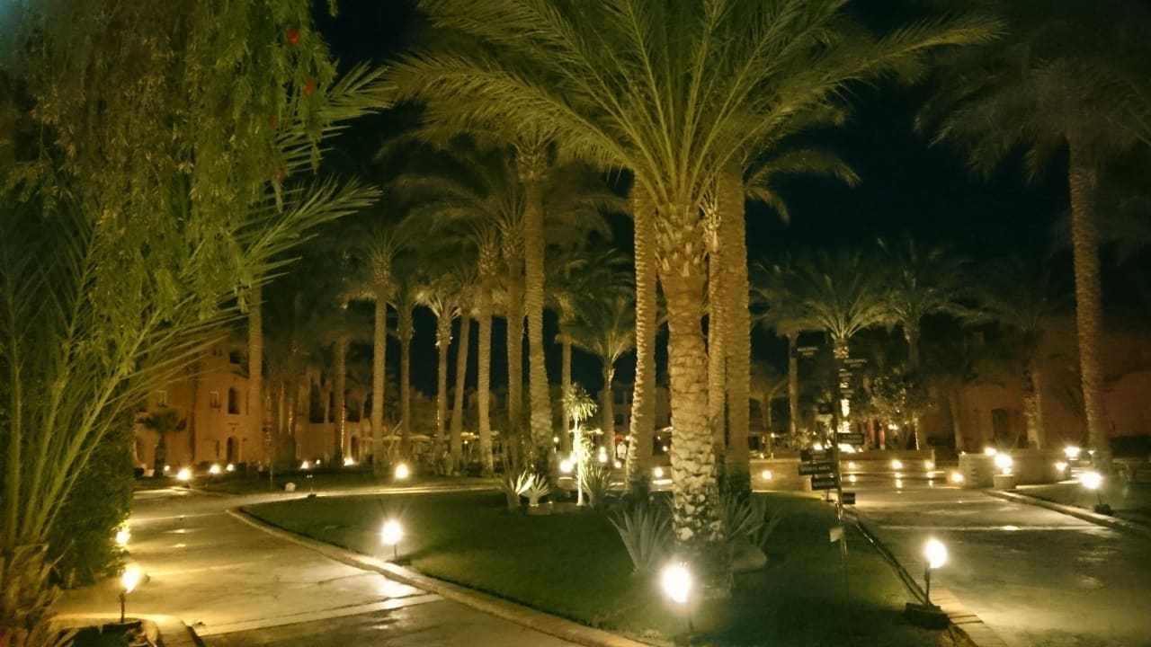 Ein Teil der Gartenanlage Jaz Makadi Oasis Resort