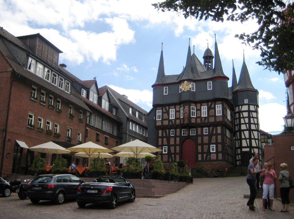 Hotel-Vorplatz Hotel Die Sonne Frankenberg