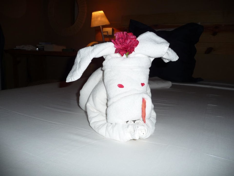 Tägliche Handtuchdeko Veranda Pointe aux Biches Hotel