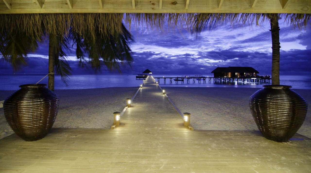 Rezeption Mirihi Island Resort