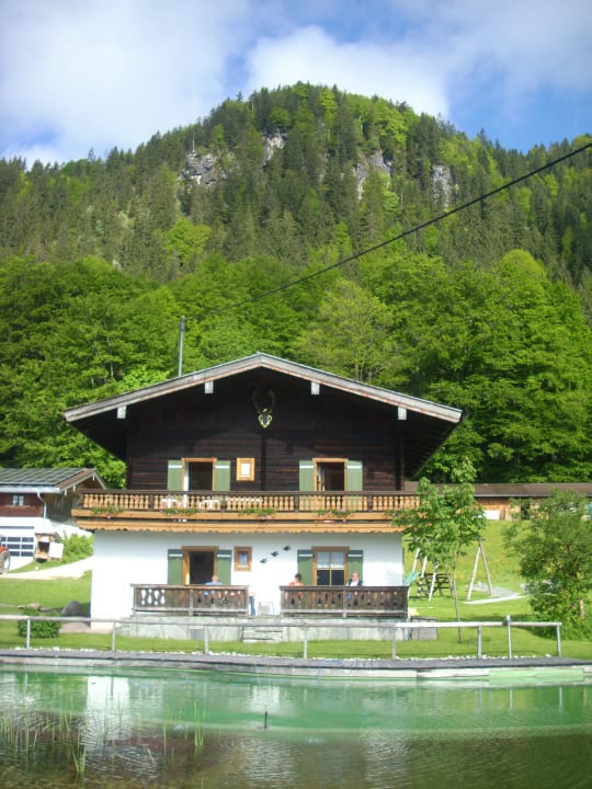 Blick auf unser Zimmer im Nebengebäude Alpenpension Ettlerlehen