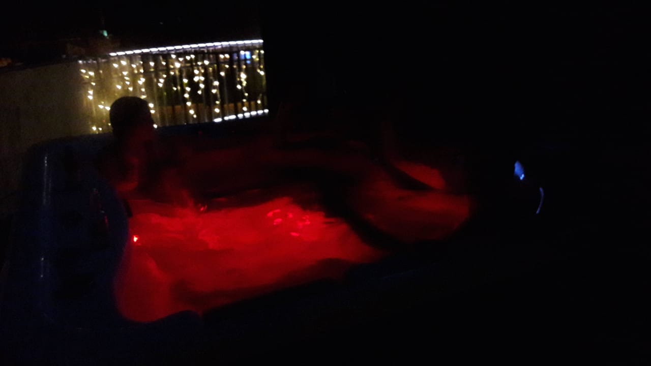 Whirlpool am Abend Hotel Bell Rock Europa-Park