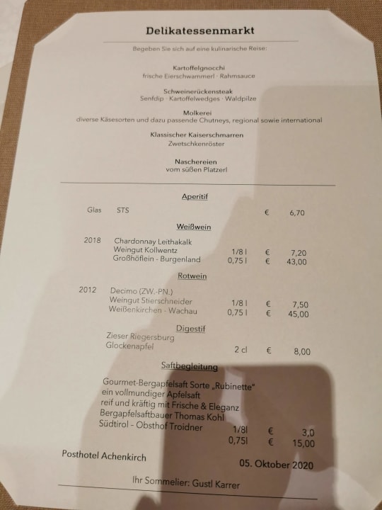 Gastro Posthotel Achenkirch