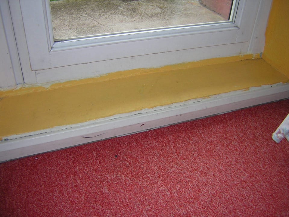 Spuren der Malerarbeiten Soibelmanns Hotel Weimar