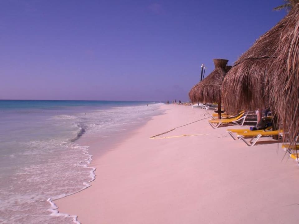 Hotelstrand als er noch schön war Anfang November Iberostar Waves Quetzal