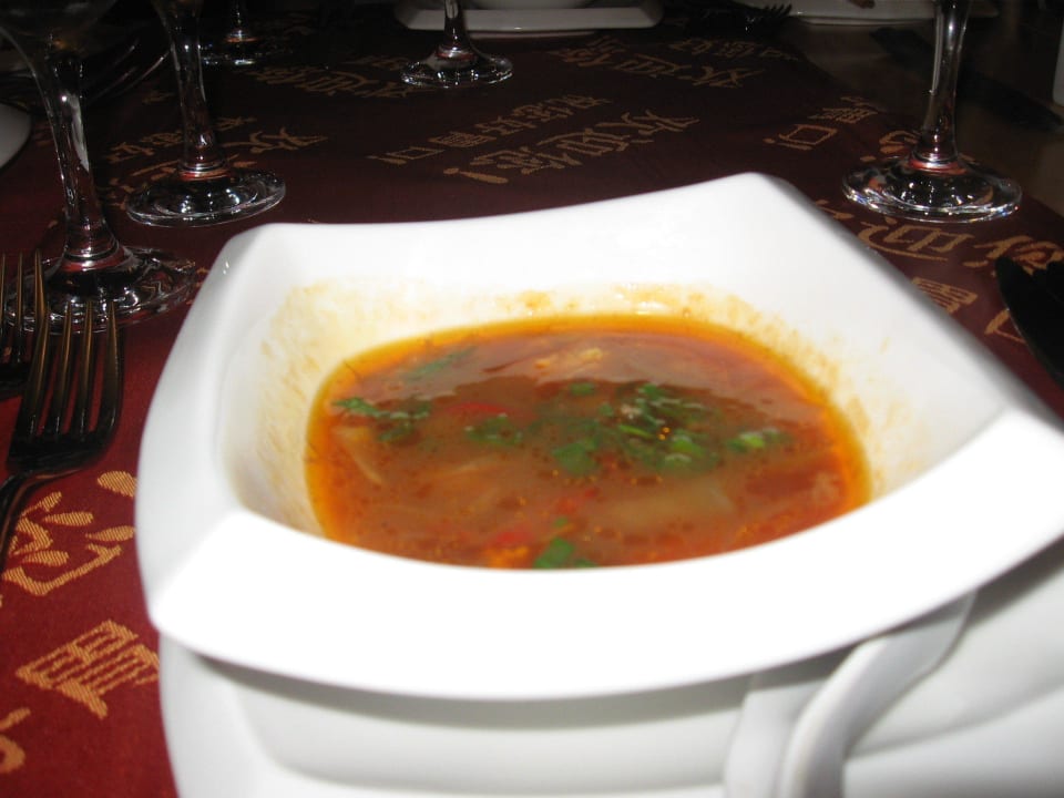 Unser Essen im asiatischen Restaurant, lecker Aydinbey Kings Palace & Spa