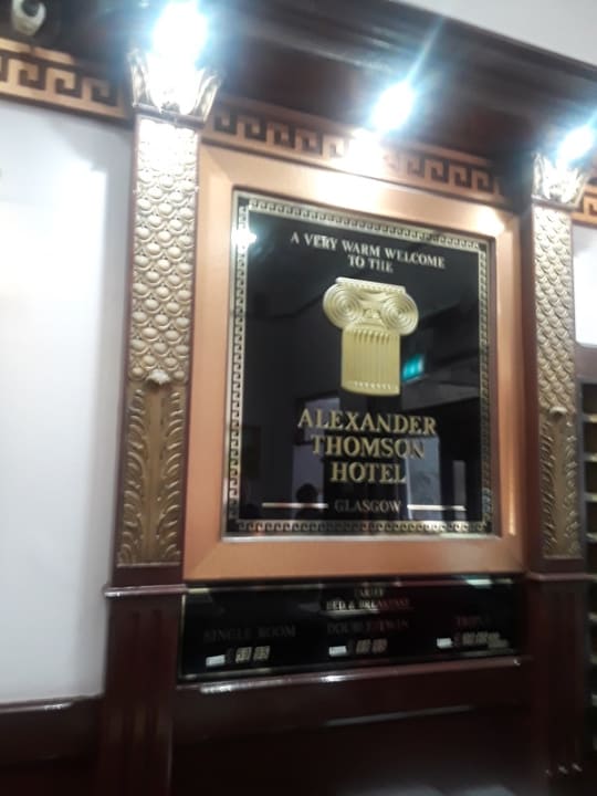 Lobby Hotel Alexander Thomson