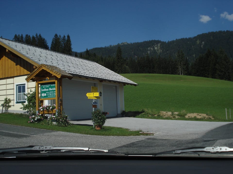 Ankunft des Anwesesens der Fam. Steiner Ferienwohnungen Landhaus Oberlehen