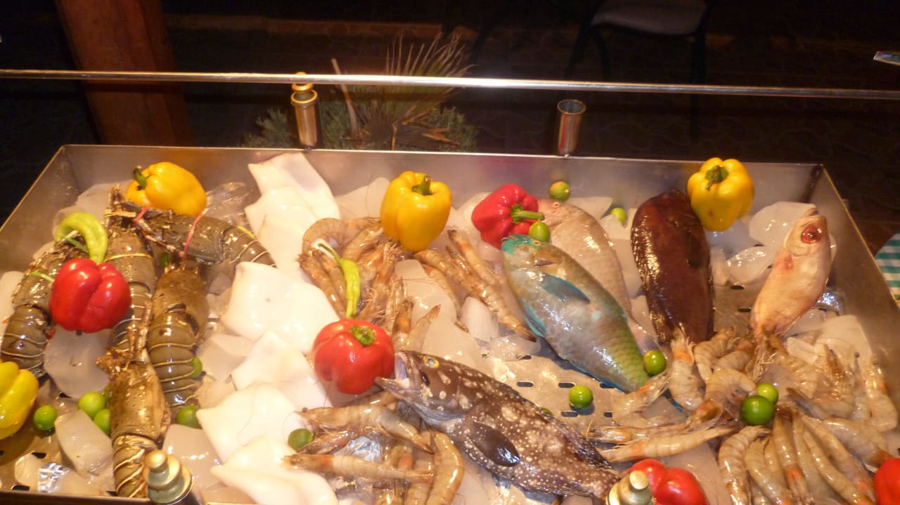 Tyto ryby dělali na pláži za poplatek Imperial Shams Abu Soma