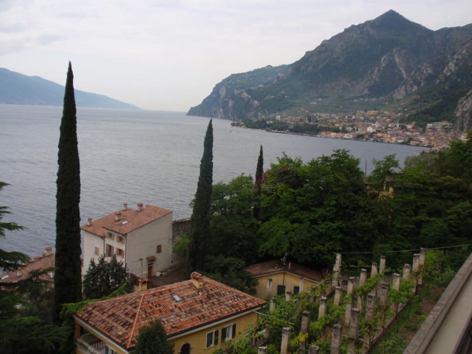 Ausblick von unserem Zimmer Villa Dirce
