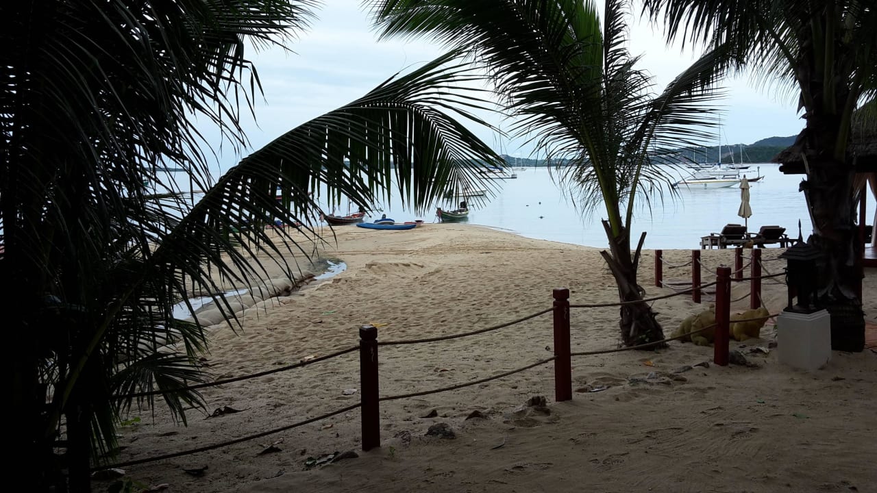 Blick aus dem Bungalow Zazen Boutique Resort & Spa
