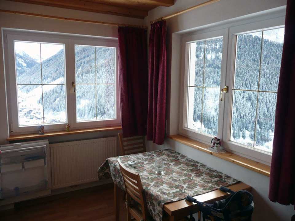 Ausblick vom Tisch der Wohnküche (Schlern) Ferienwohnungen Plotschhof