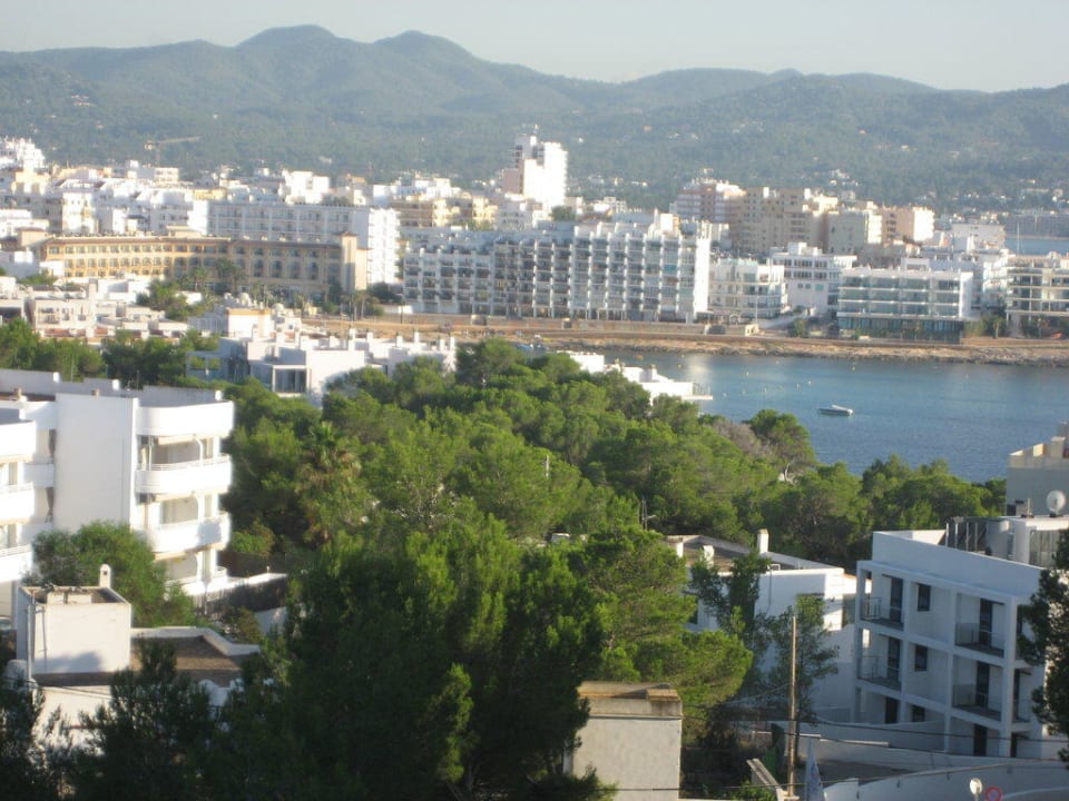 Blick vom Balkon nach San Antonio Hotel Fiesta Ibiza