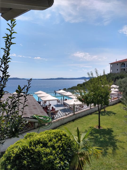 Ausblick Akrathos Beach Hotel