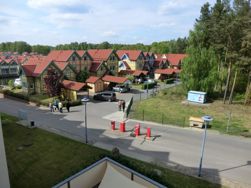 Blick auf Hafendorf Precise Resort Hafendorf Rheinsberg