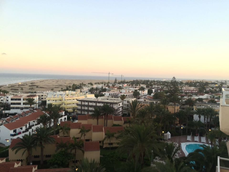 Ausblick vom obersten Stock Hotel Riu Palace Palmeras