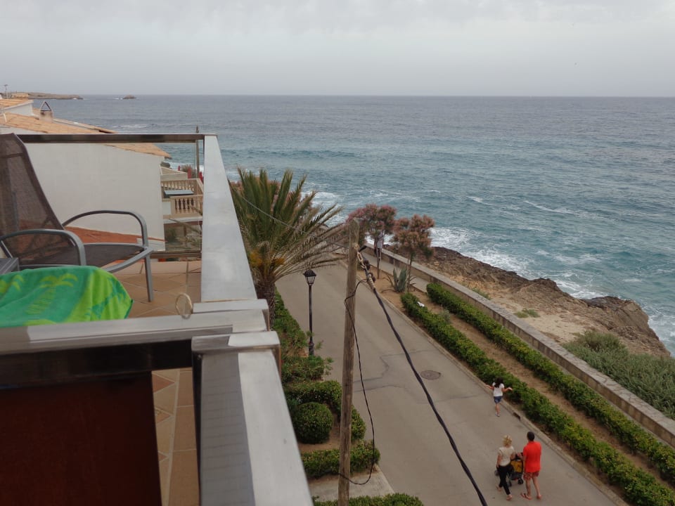 Blick vom Balkon Hotel Clumba