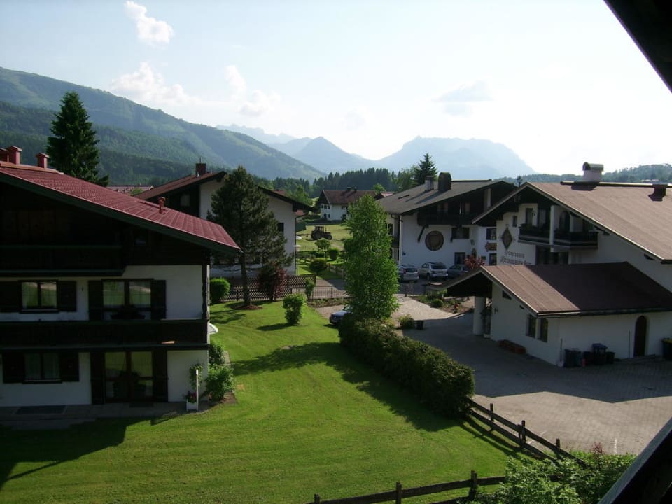 Ausblick vom Südbalkon Hotel Zum Postillion