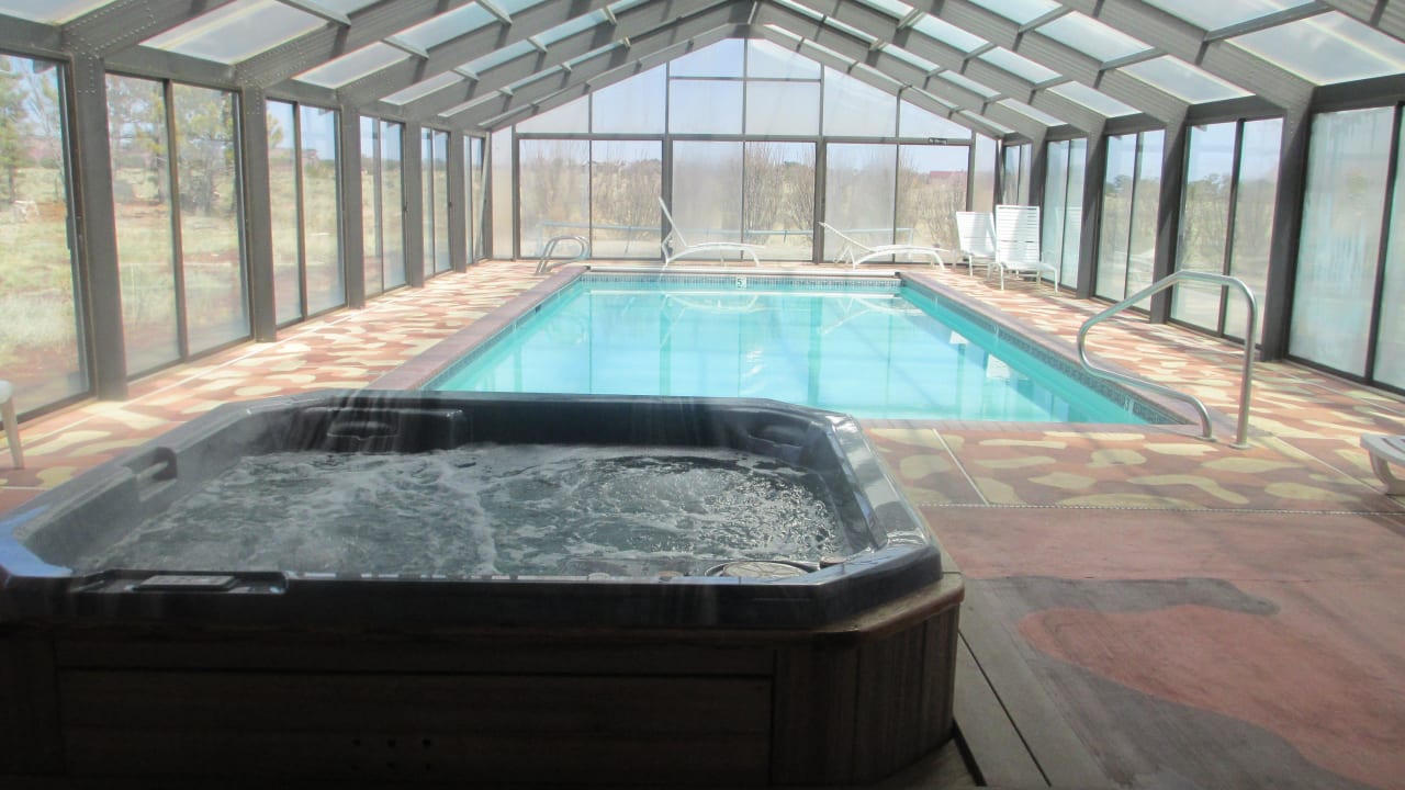 Or just relax in our hot tub Broken Spur Inn & Steakhouse