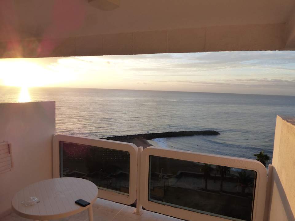 Blick vom Balkon Hotel Europalace