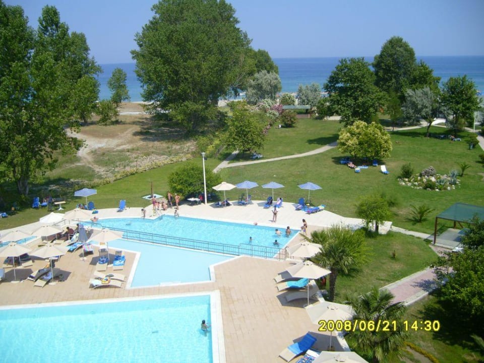 Blick vom Hotelbalkon Olympian Bay Grand Resort