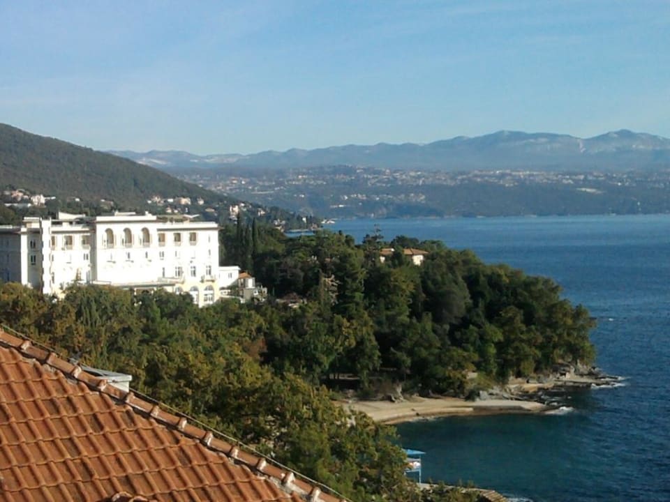 Ausblick vom Zimmer 810 Hotel Excelsior - Liburnia