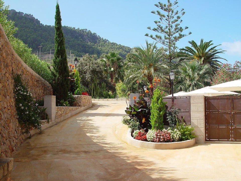 Einfahrt zum Parkplatz Hotel Sa Coma de Banyalbufar