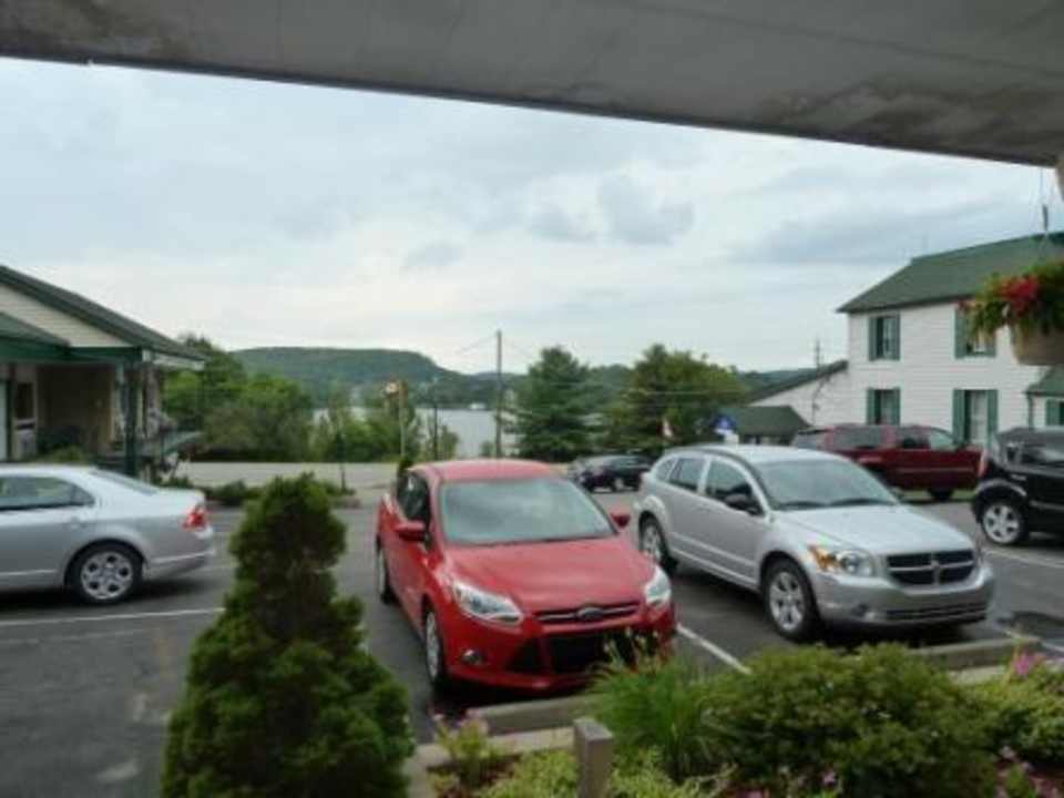 Ausblick vom Zimmer Knights Inn Huntsville