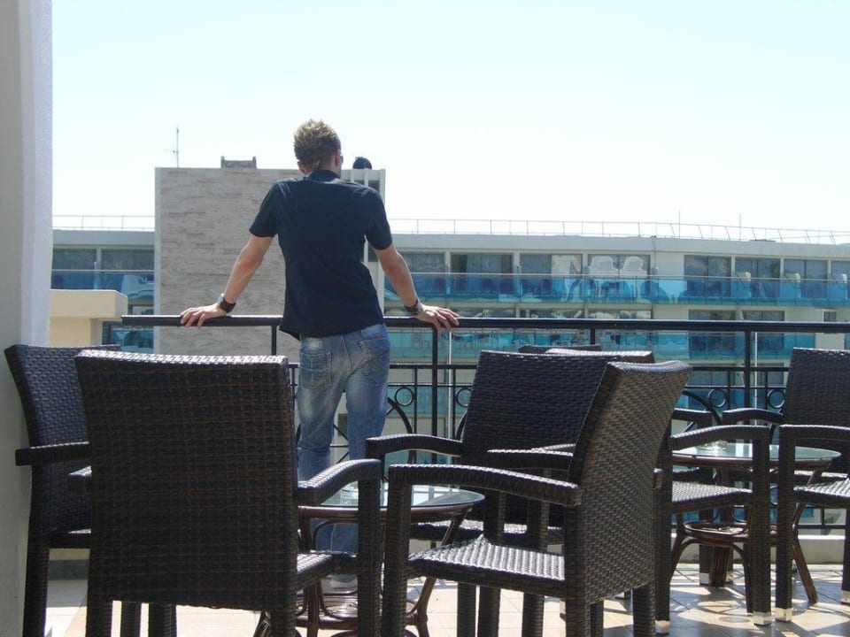 Ausblick vom Calypso Palace Hotel Calypso Beach