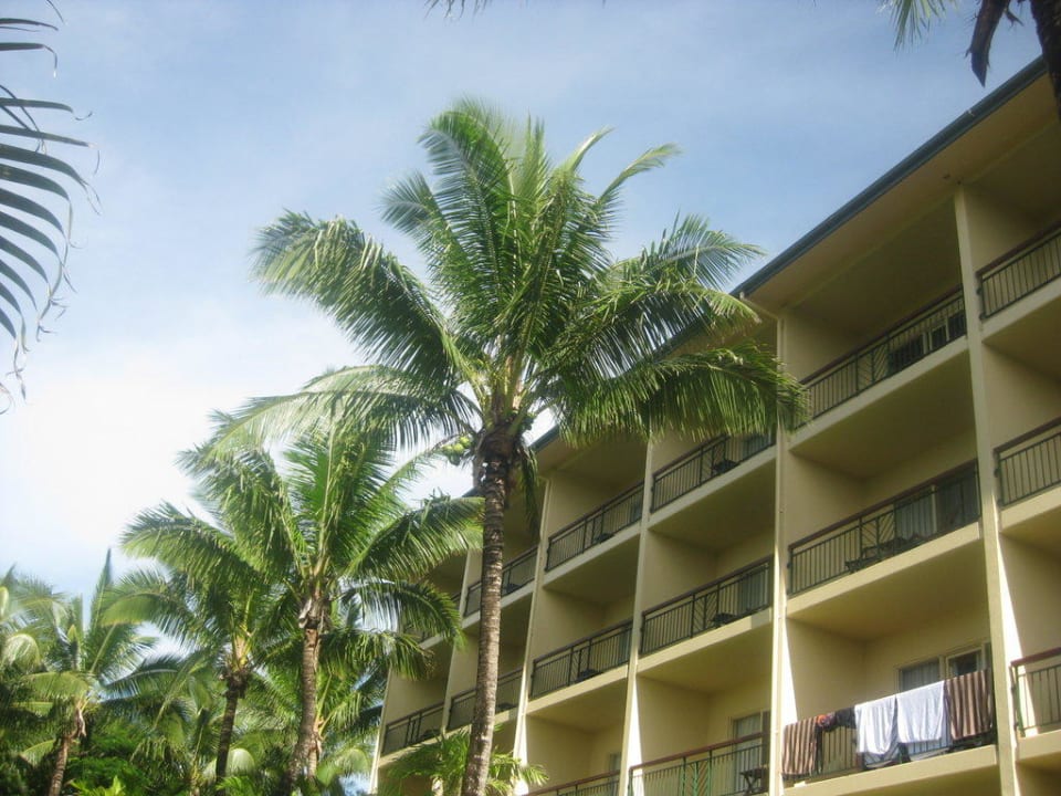 Im obersten Stock rechts mit Butler Hotel Outrigger on the Lagoon - Fiji