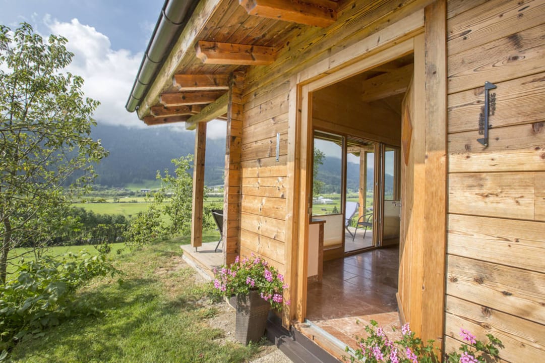 Saunahütte von außen  Bauernhof Peilberghof