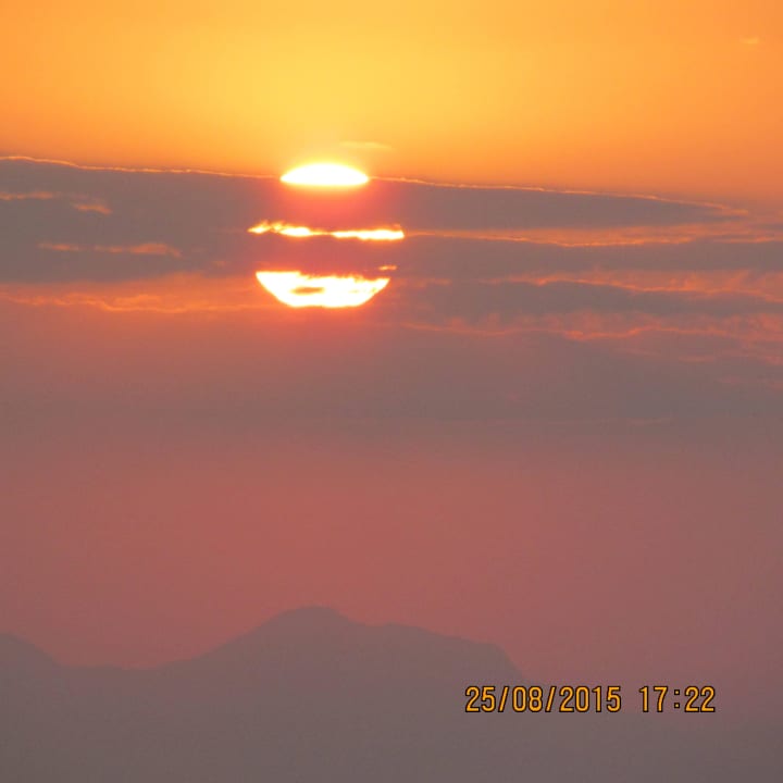 Sonnenuntergang Hotel Grand Side