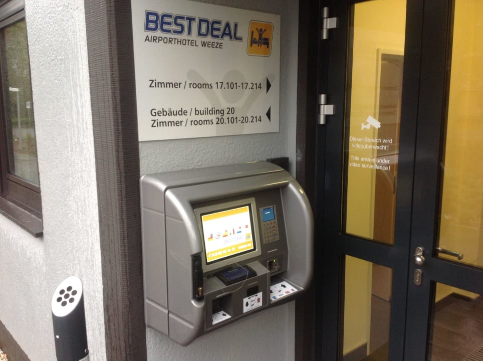 Check in automat Best Deal Airporthotel Weeze