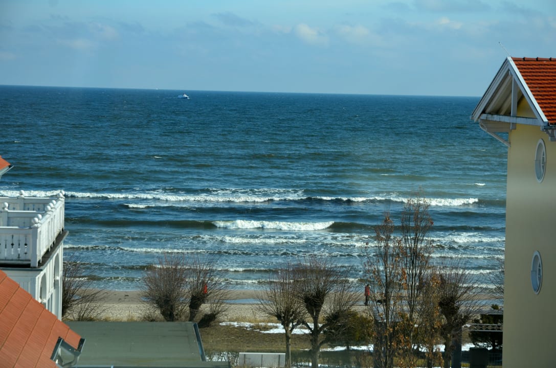 Blick aus dem Fenster Ostseeappartements Rügen Appartementhaus Jahreszeiten Binz