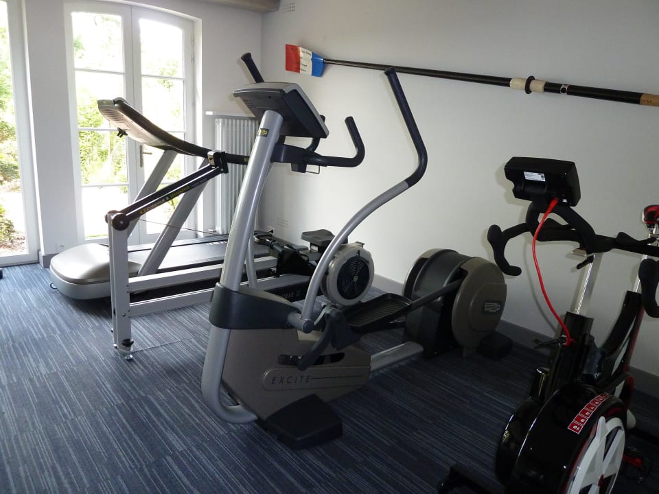Fitnessgeräte im Spa-Bereich Chambres d'hotes Le Clos de Grace
