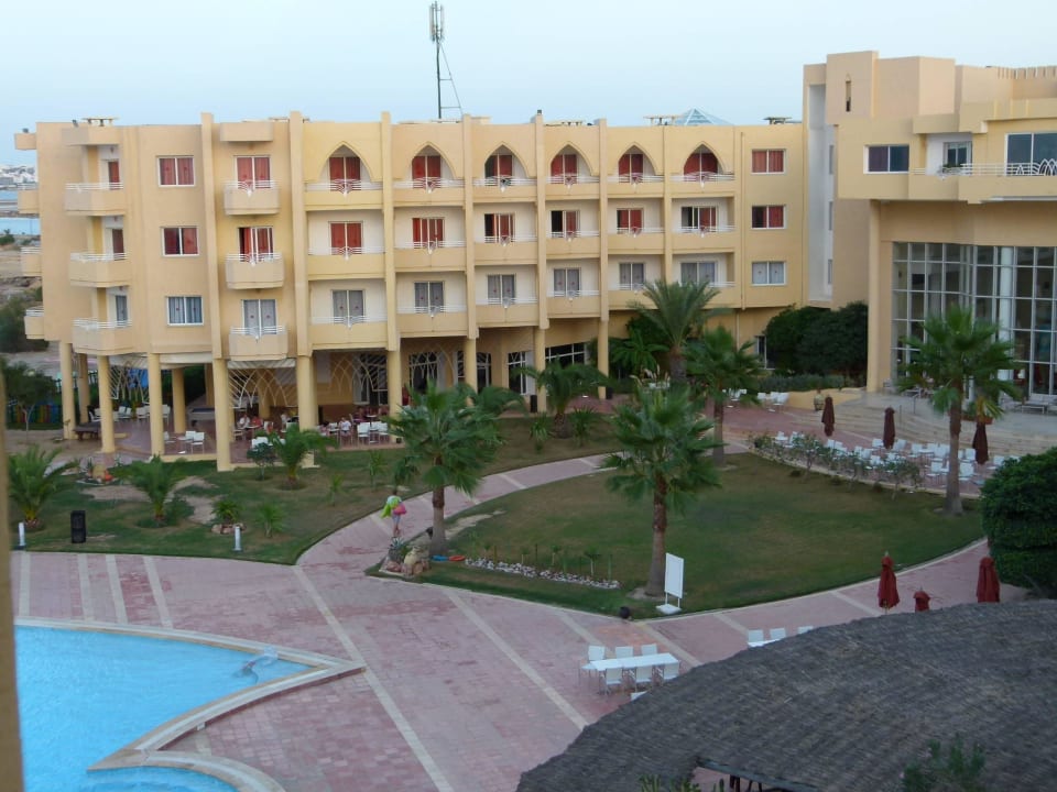 Blick vom Balkon  Skanes Serail Aquapark