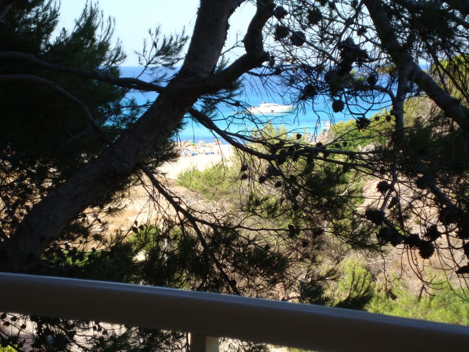 Blick vom Zimmer auf den Strand VIVA Cala Mesquida Suites & Spa 16+