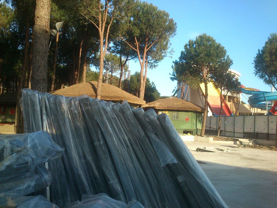 Bau der King Cobra Wasserrutsche Voyage Belek Golf & Spa