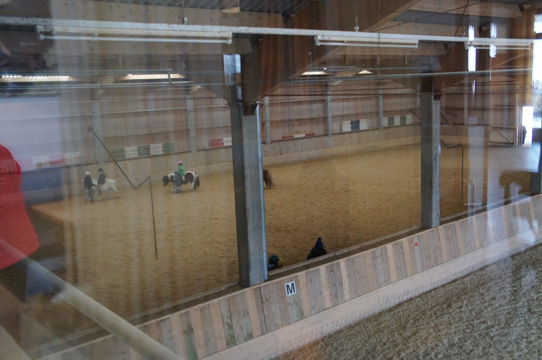 Reithalle; Blick aus Reiterstüberl Aldiana Club Ampflwang