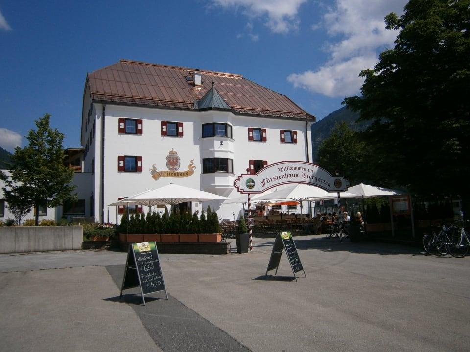 Biergarten aja Fürstenhaus am Achensee