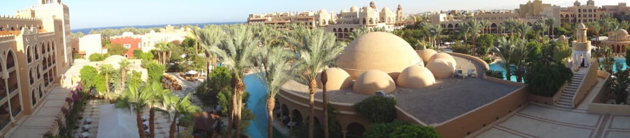 Ausblick vom Zimmer Makadi Palace