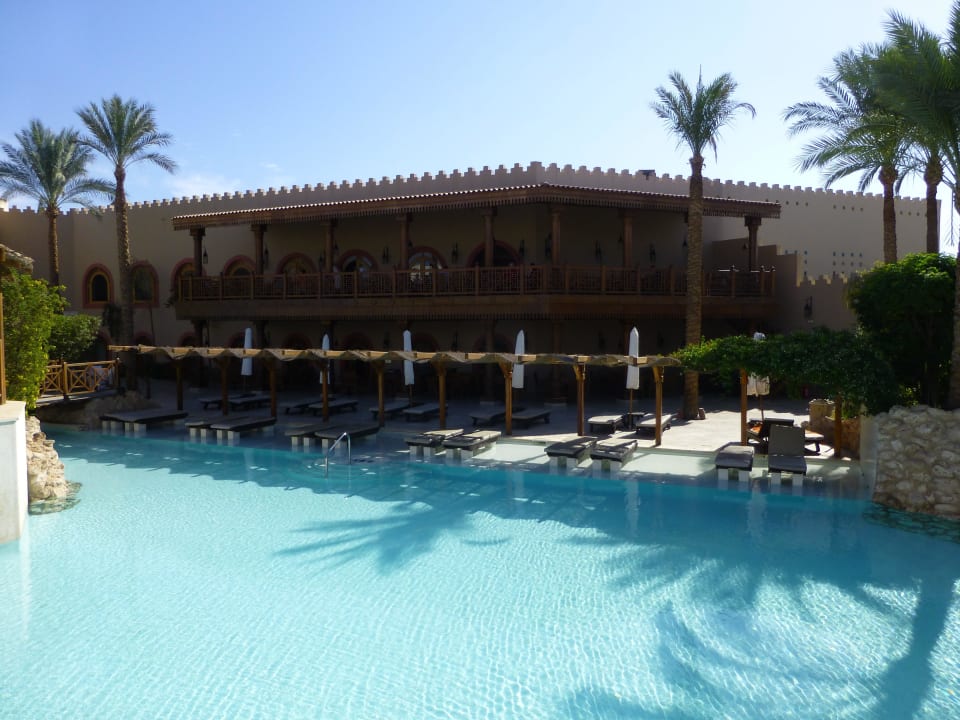 Blick auf das Hauptrestaurant Ghazala Gardens