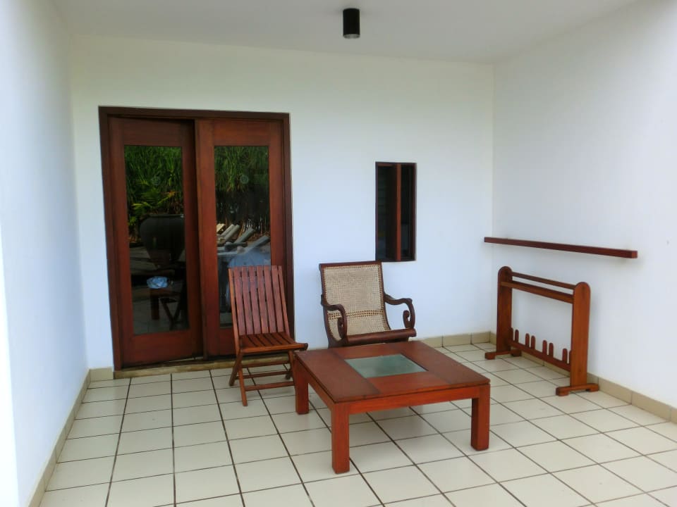 Terrasse Südtrakt Hotel Jetwing Sea